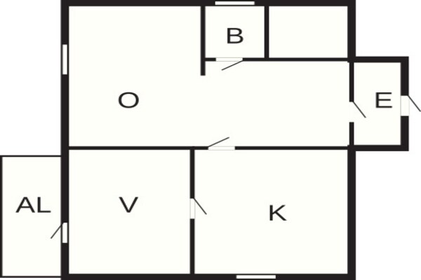 Foto van 4 persoons vakantie huis in GÖTENE - Vakantiehuis in GÖTENE - FloorPlan