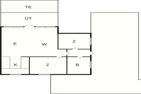 Foto van 5 persoons vakantie huis in Hejls - Vakantiehuis in Hejls - FloorPlan