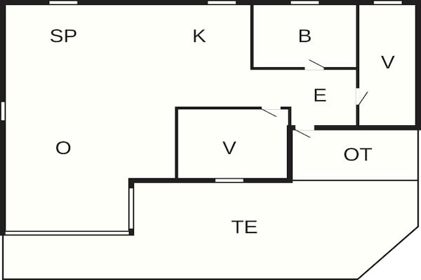 Foto van Gezellige kustschuilplaats in Vorupor-By Traum - Vakantiehuis in Thisted - FloorPlan