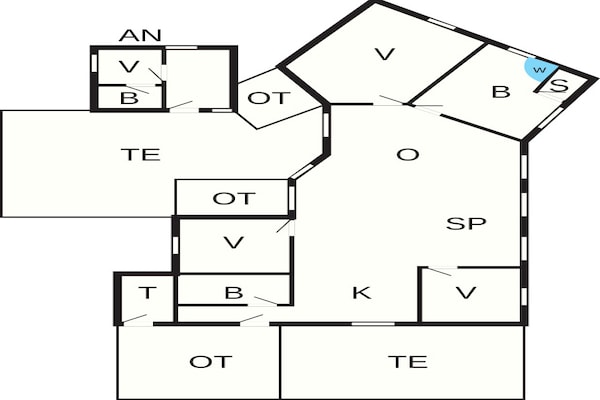 Foto van 10 persoons vakantie huis in Hadsund - Vakantiehuis in Hadsund - FloorPlan