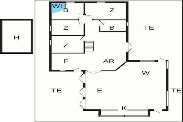 Foto van 10 persoons vakantie huis in Jerup - Vakantiehuis in Jerup - FloorPlan