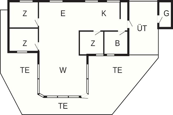 Foto van 6 persoons vakantie huis in Hemmet - Vakantiehuis in Hemmet - FloorPlan