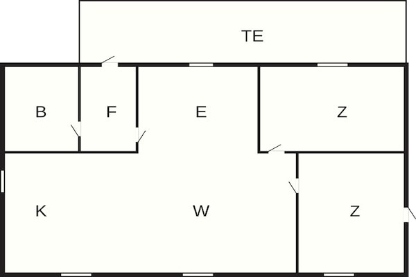 Foto van 6 persoons vakantie huis in Hemmet - Vakantiehuis in Hemmet - FloorPlan