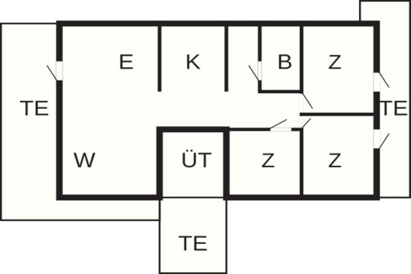 Foto van Rustieke Strandhut in Rindby-By Traum - Vakantiehuis in Fanø - FloorPlan