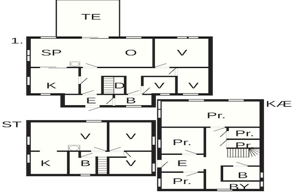 Foto van 10 persoons vakantie huis in MIDSUND - Vakantiehuis in Midsund - FloorPlan