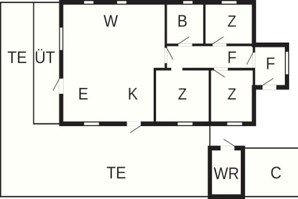 Foto van 6 persoons vakantie huis in Hadsund - Vakantiehuis in Hadsund - FloorPlan