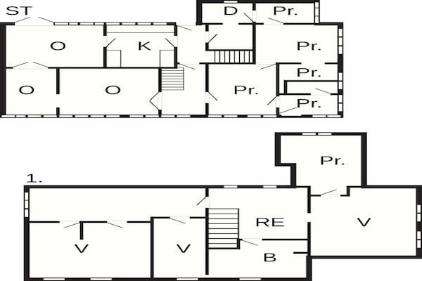 Foto van 5 persoons vakantie huis in Løgstør - Vakantiehuis in Løgstør - FloorPlan