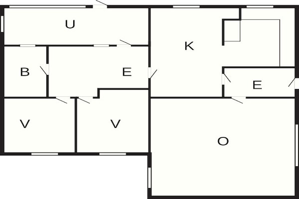 Foto van 4 persoons vakantie huis in Bøvlingbjerg - Vakantiehuis in Bøvlingbjerg - FloorPlan