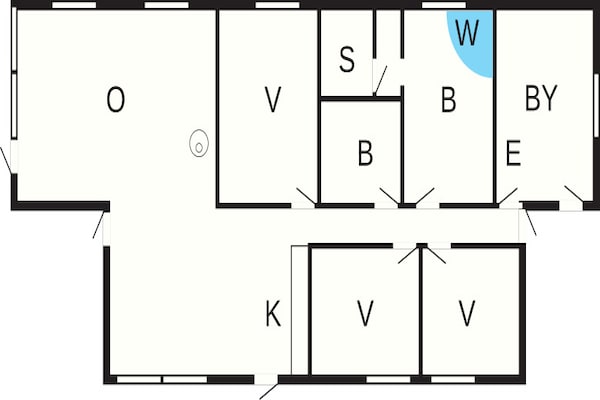 Foto van 6 persoons vakantie huis in Blokhus - Vakantiehuis in Blokhus - FloorPlan