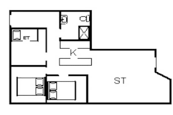 Foto van Afgelegen toevluchtsoord in Rindby - Vakantiehuis in Fanø - FloorPlan