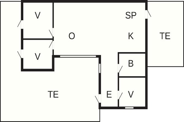 Foto van 6 persoons vakantie huis in Hadsund - Vakantiehuis in Hadsund - FloorPlan