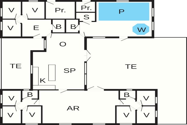 Foto van 24 persoons vakantie huis in Hasselberg - Vakantiehuis in Kappeln - FloorPlan