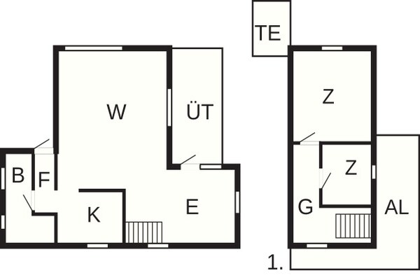 Foto van Rustieke Waterfront Cottage-By Traum - Vakantiehuis in Hadsund - FloorPlan