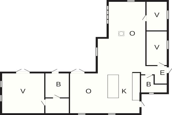 Foto van 6 persoons vakantie huis in Gilleleje - Vakantiehuis in Gilleleje - FloorPlan