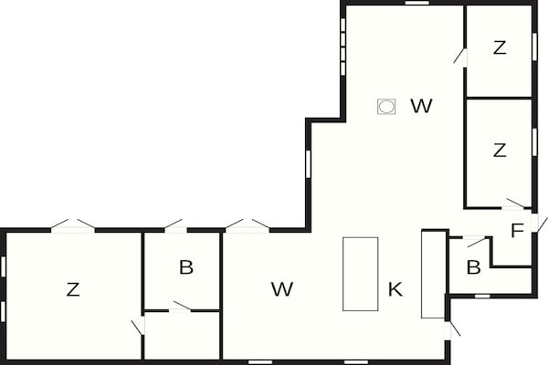 Foto van 6 persoons vakantie huis in Gilleleje - Vakantiehuis in Gilleleje - FloorPlan