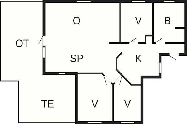 Foto van Kustsereniteit in Vejlby Fed-By Traum - Vakantiehuis in Middelfart - FloorPlan