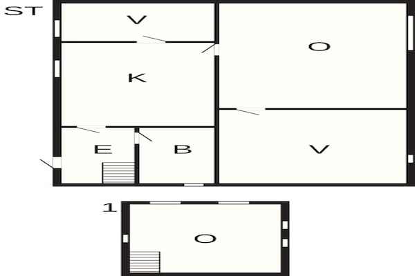 Foto van 6 persoons vakantie huis in Hjørring - Vakantiehuis in Hjørring - FloorPlan
