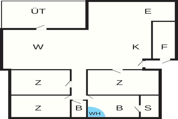 Foto van 6 persoons vakantie huis in Brovst - Vakantiehuis in Brovst - FloorPlan