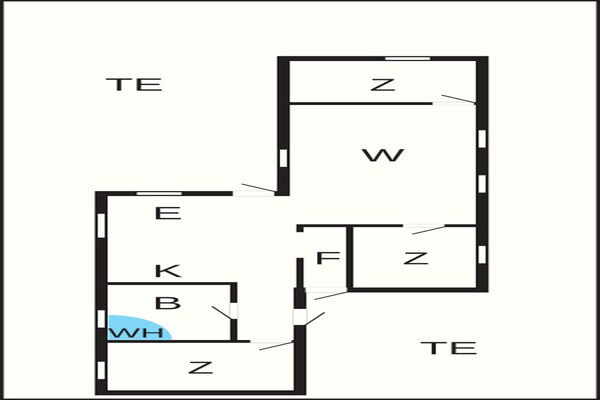 Foto van 6 persoons vakantie huis in Hadsund - Vakantiehuis in Hadsund - FloorPlan