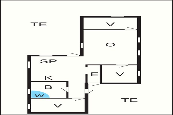Foto van 6 persoons vakantie huis in Hadsund - Vakantiehuis in Hadsund - FloorPlan
