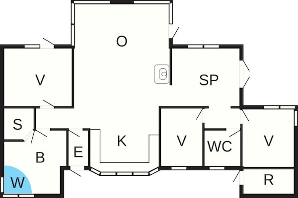 Foto van 6 persoons vakantie huis in Hirtshals - Vakantiehuis in Hirtshals - FloorPlan