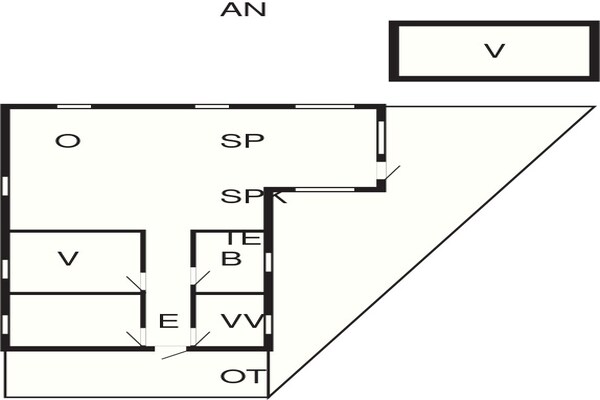 Foto van 6 persoons vakantie huis in Hadsund - Vakantiehuis in Hadsund - FloorPlan