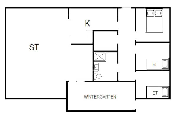 Foto van 6 persoons vakantie huis in Henne - Vakantiehuis in Henne - FloorPlan