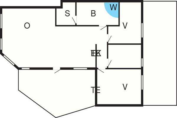 Foto van Vakantiehuis in Hadsund met terras - Vakantiehuis in Hadsund - FloorPlan