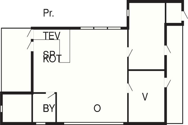 Foto van Lichte kusttoevlucht in Vorupor-By Traum - Vakantiehuis in Thisted - FloorPlan