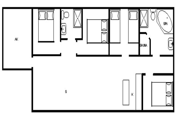 Foto van Kustparadijs in Lonstrup-By Traum - Vakantiehuis in Hjørring - FloorPlan