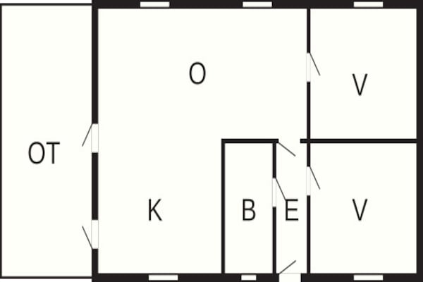 Foto van 6 persoons vakantie huis in Hadsund - Vakantiehuis in Hadsund - FloorPlan