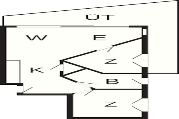 Foto van Appartement met zeezicht op de eerste rij - Vakantiehuis in Wendtorf - FloorPlan