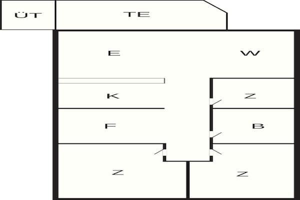 Foto van 6 persoons vakantie huis in Fjerritslev - Vakantiehuis in Fjerritslev - FloorPlan