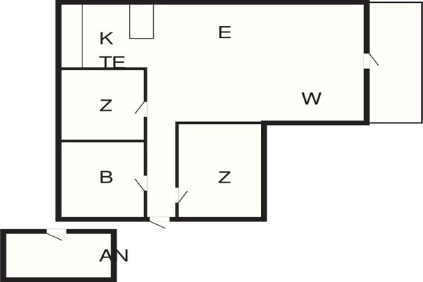 Foto van 6 persoons vakantie huis in Harboøre - Vakantiehuis in Harboøre - FloorPlan