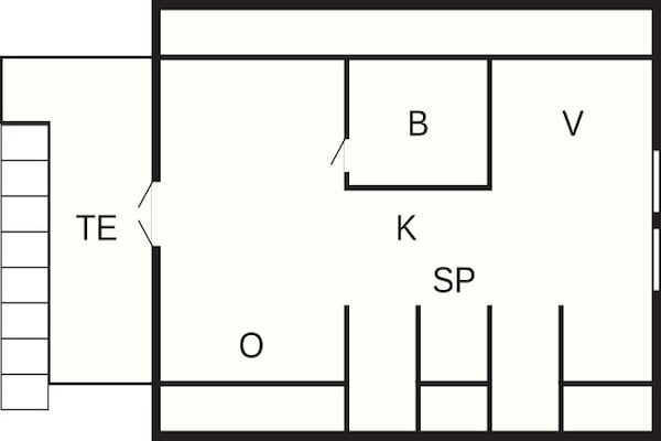 Foto van 4 persoons vakantie huis in RIMBO - Vakantiehuis in RIMBO - FloorPlan