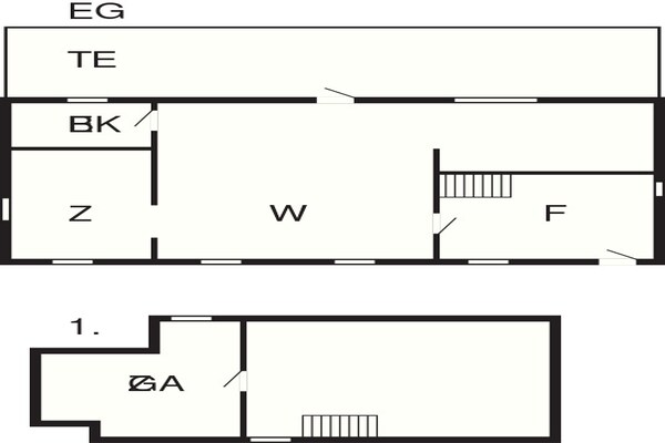 Foto van 4 persoons vakantie huis in Tranekær - Vakantiehuis in Tranekær - FloorPlan