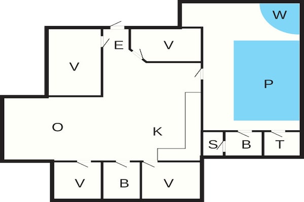 Foto van 10 persoons vakantie huis in Ebeltoft - Vakantiehuis in Ebeltoft - FloorPlan