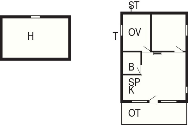 Foto van 6 persoons vakantie huis in Hovborg - Vakantiehuis in Hovborg - FloorPlan
