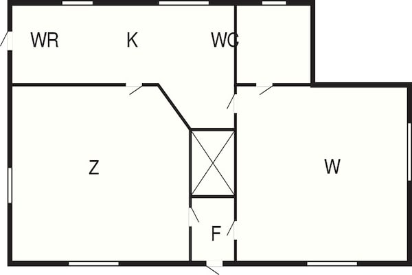 Foto van 4 persoons vakantie huis in FURUBY - Vakantiehuis in FURUBY - FloorPlan