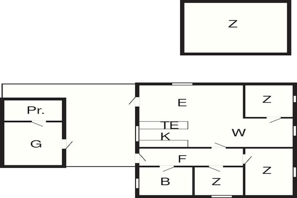 Foto van 6 persoons vakantie huis in Hemmet - Vakantiehuis in Hemmet - FloorPlan