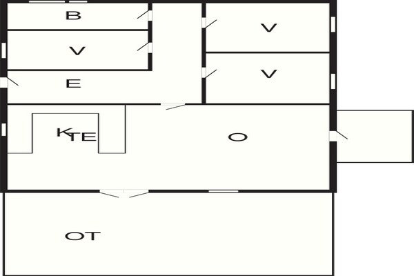 Foto van 6 persoons vakantie huis in Glesborg - Vakantiehuis in Glesborg - FloorPlan
