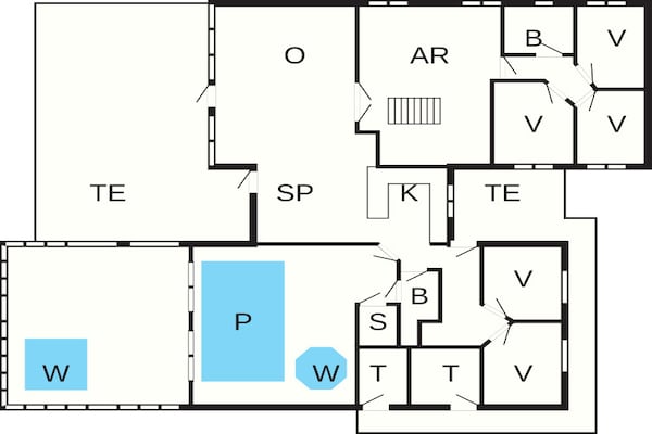 Foto van 14 persoons vakantie huis in Vejby - Vakantiehuis in Vejby - FloorPlan