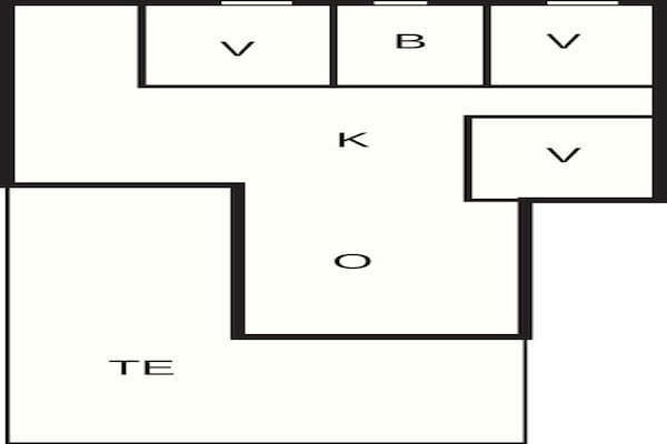 Foto van Afgelegen toevluchtsoord met uitzicht - Vakantiehuis in Vejers Strand - FloorPlan