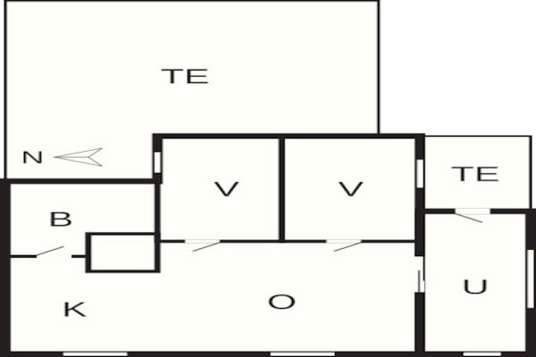 Foto van 4 persoons vakantie huis in Rømø-By Traum - Vakantiehuis in Rømø - FloorPlan