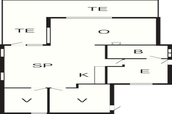 Foto van 4 persoons vakantie huis in Børkop-By Traum - Vakantiehuis in Børkop - FloorPlan