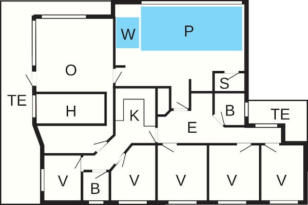 Foto van Kustparadijs met Zwembad -- By Traum Ferienwohnungen - FloorPlan