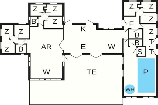 Foto van Luxe retraite aan zee -- By Traum Ferienwohnungen - Vakantiehuis in Sydals - FloorPlan