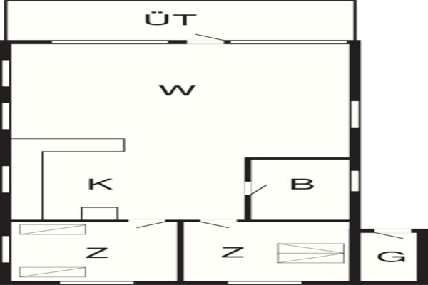 Foto van 4 persoons vakantie huis in Hjørring-By Traum - Vakantiehuis in Hjørring - FloorPlan