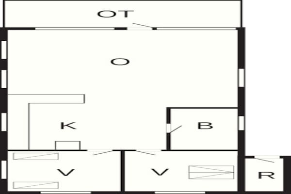 Foto van 4 persoons vakantie huis in Hjørring-By Traum - Vakantiehuis in Hjørring - FloorPlan