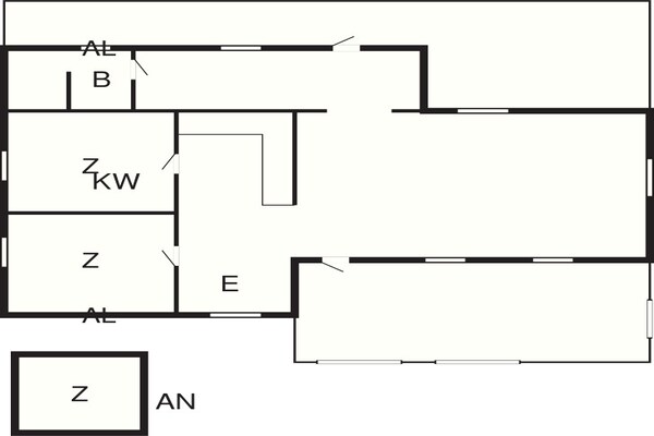Foto van 6 persoons vakantie huis in HOLSLJUNGA-By Traum - Vakantiehuis in HOLSLJUNGA - FloorPlan